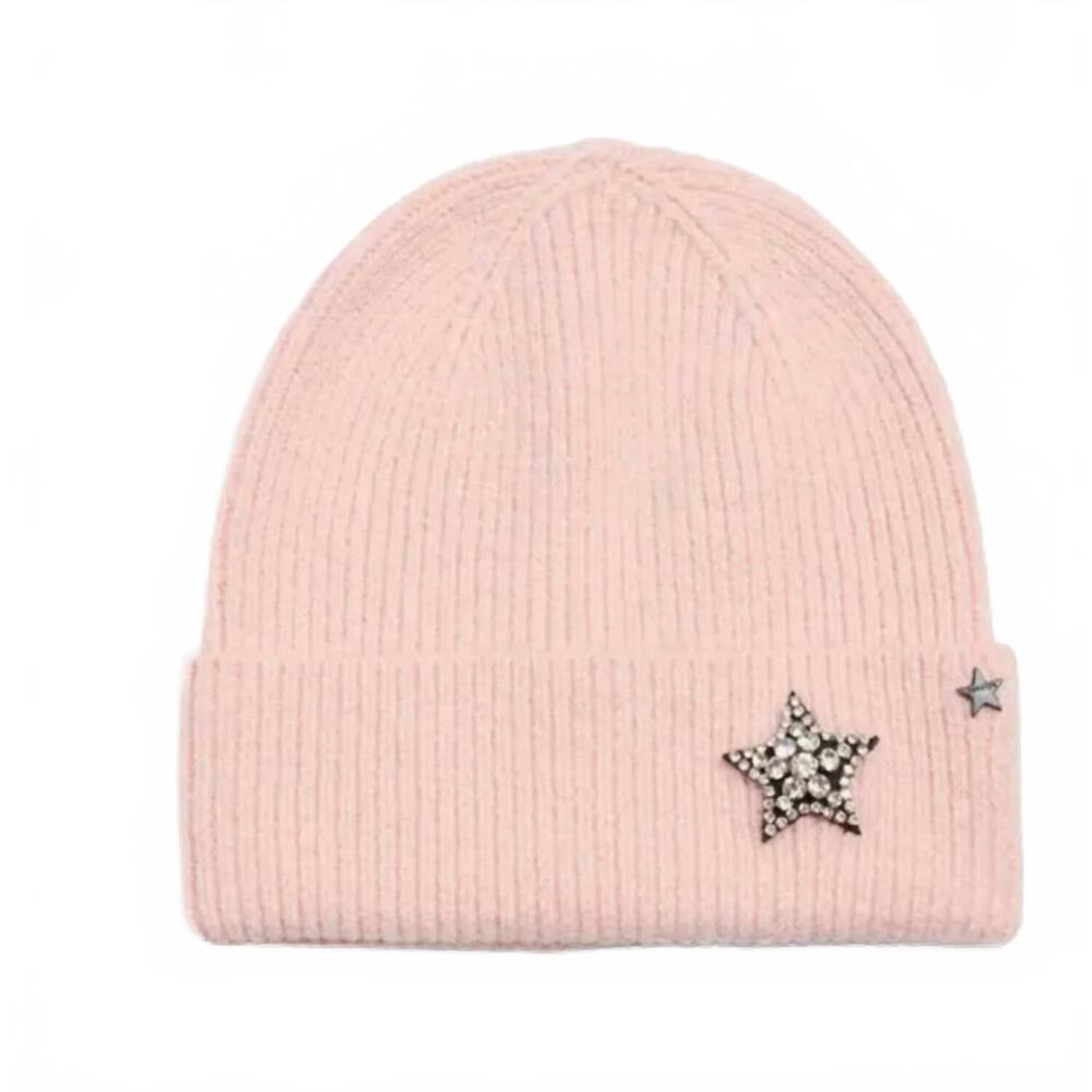 NEW JOCELYN women's moonlight knit hat in blush pink